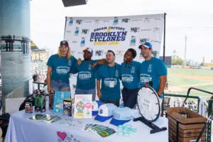 volunteers at the 2025 Brooklyn Cyclones x Dream Factory Charity Game