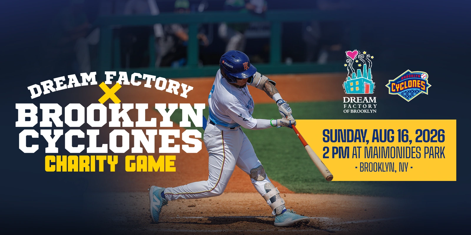 Dream Factory x Brooklyn Cyclones Charity Game 2026